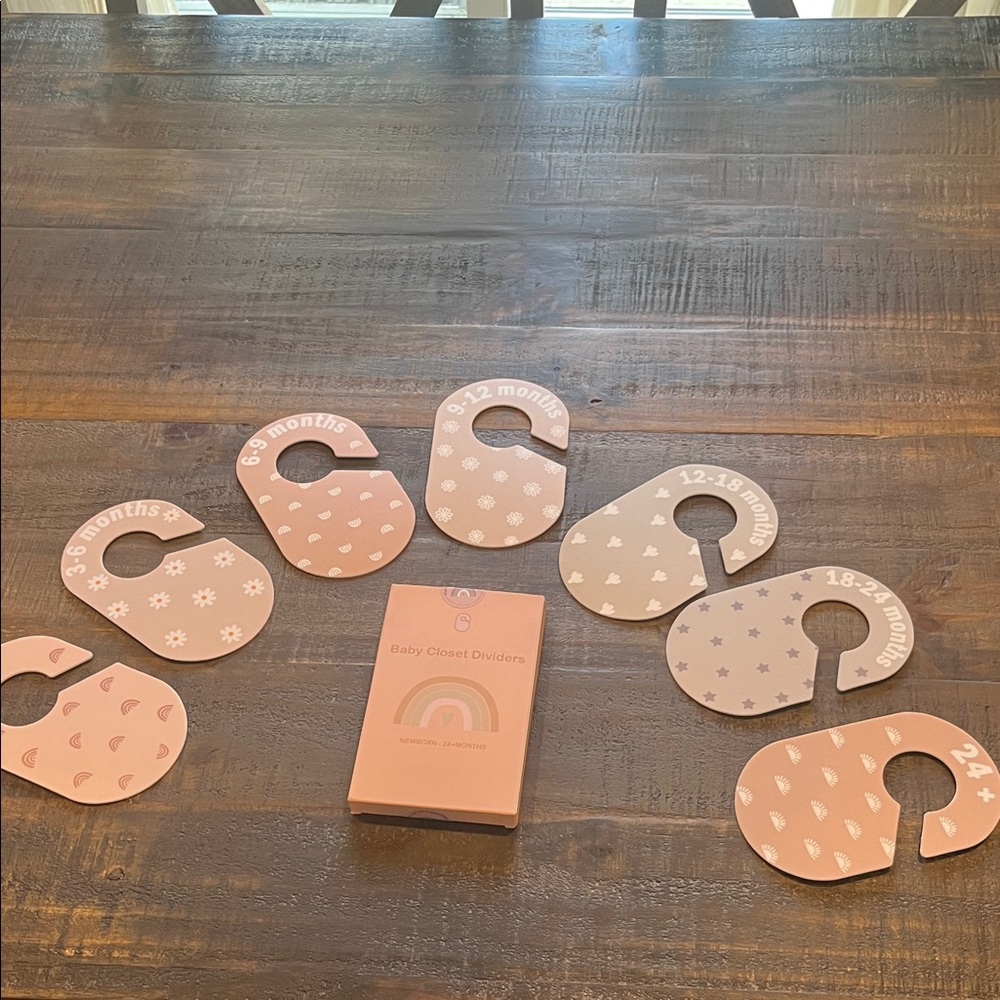 Baby Closet Dividers New Born through 24 Months for Nursery! Like NEW!